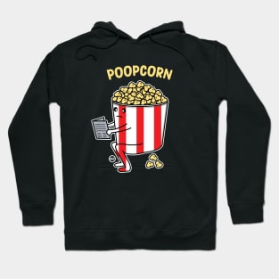 poopcorn - funny pooping popcorn Hoodie